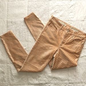 Peach & Gold Velour Pants